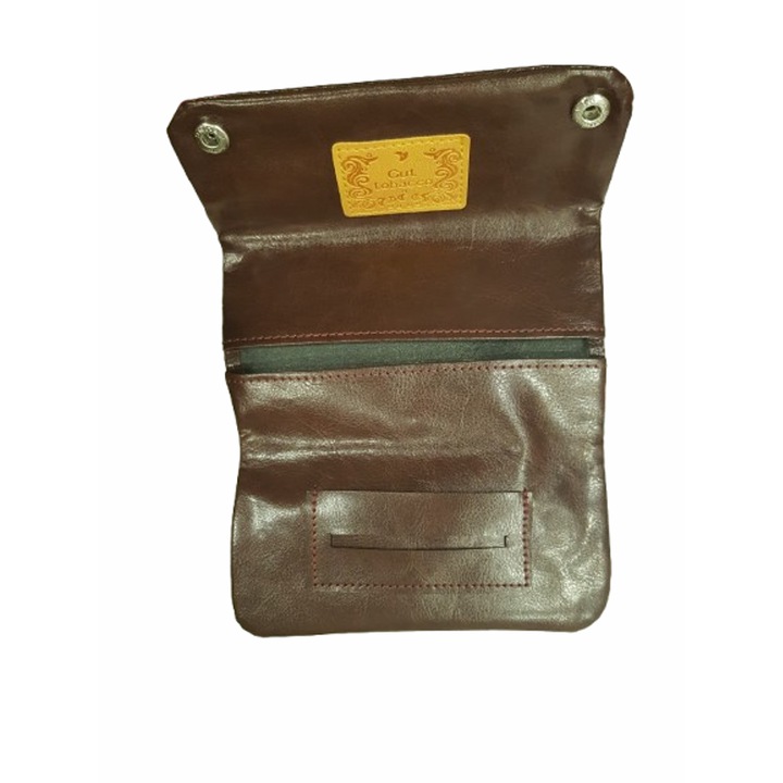 Husa pentru tutun, Tip portofel, Inchidere Tic-tac, piele ecologica