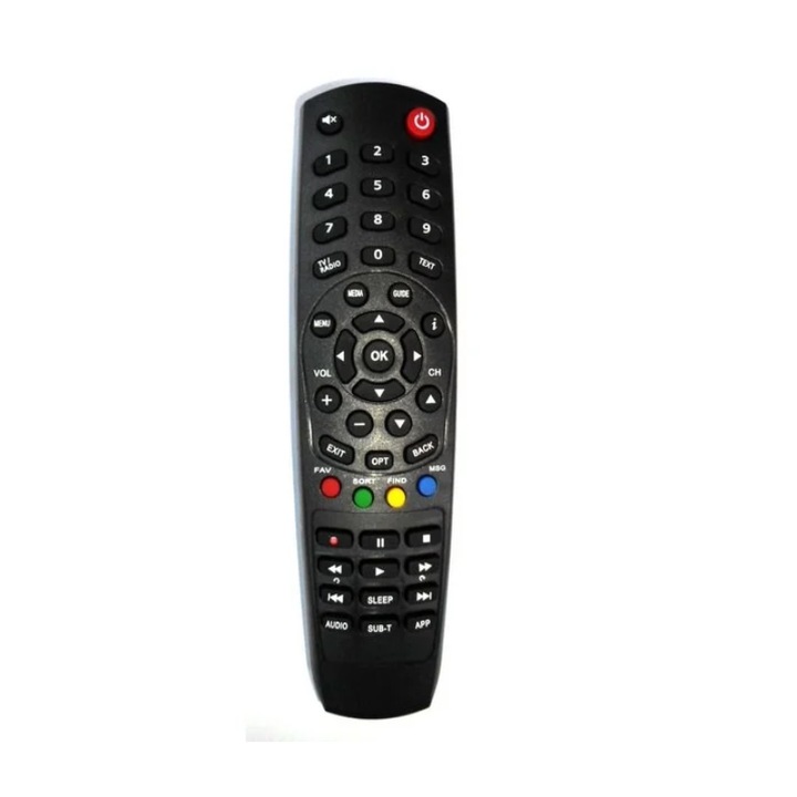 A távirányító kompatibilis a DIGI Satellite TV dekóderrel/vevővel