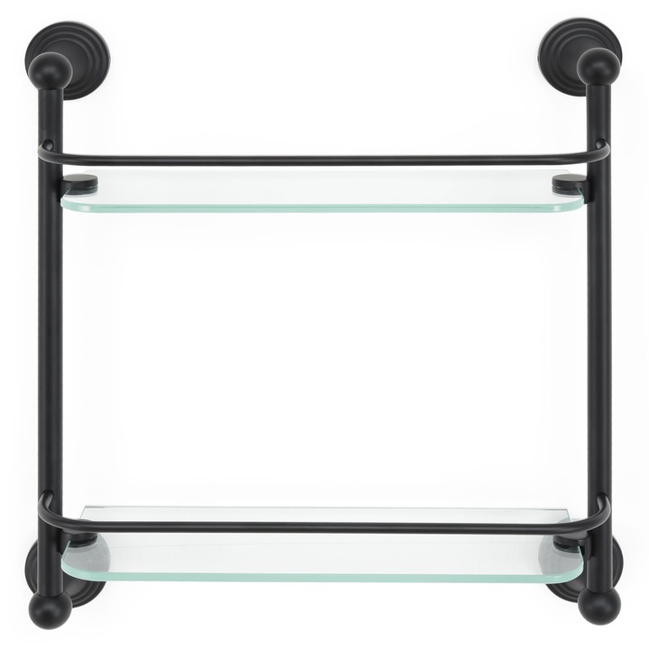 Etajera, Maison Mex DANUBE, L.36.5 l.12.5 H.36 cm, negru