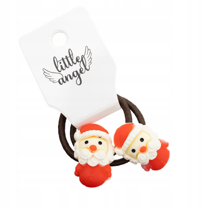 Elastic de par, Little Angel, W794, de Craciun, set de 2, Mos Craciun