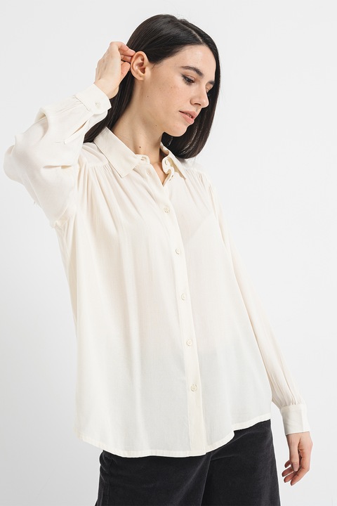 United Colors of Benetton, Lyocelltartalmú ing, Krémszín, S