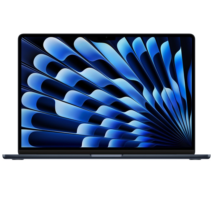 MacBook Air laptop, 15", Apple M3 8 magos processzor, 10 magos GPU, 24GB, 512GB SSD, Midnight