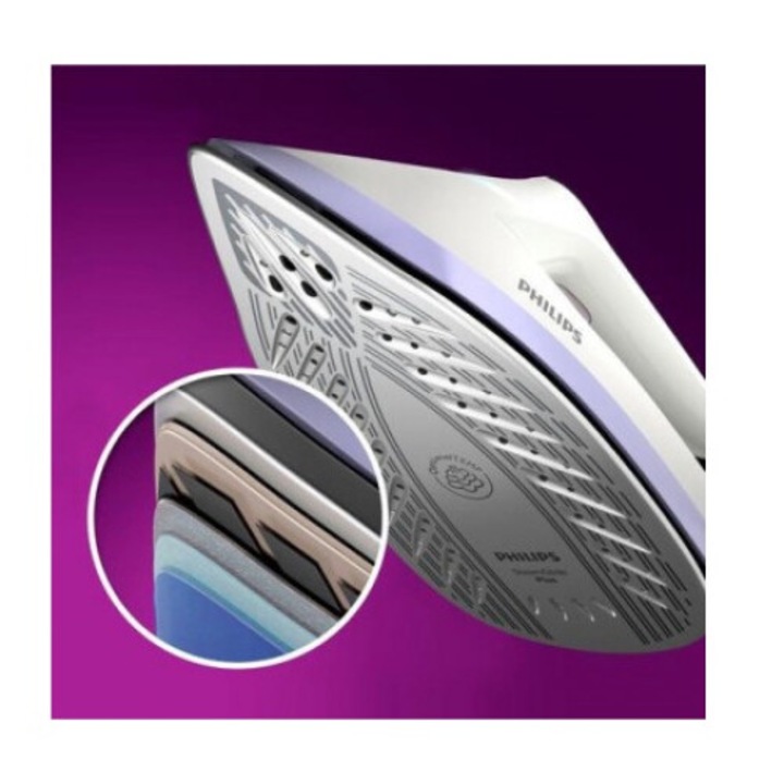 Statie de calcat Philips PSG6024/30, 2400W, 1.8L, SteamGlide Plus