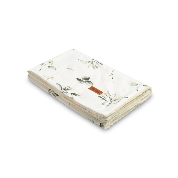 Bújós takaró baba, SENSILLO, újszülött takaró, 80x100cm, olajbogyó