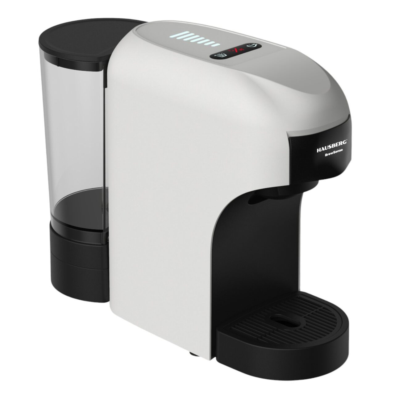 Espressor 4 in 1 Multi-Capsule HAUSBERG HB-3735AB, 1400 W, 15 bari, functie eco, capacitate rezervor 850 ml, Alb-Negru