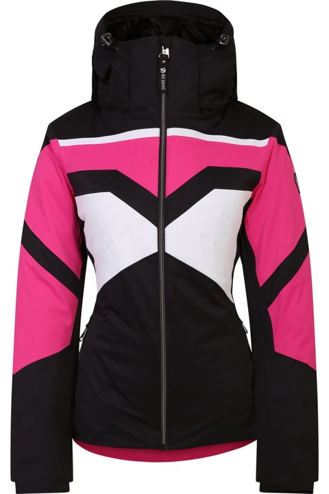 Női Dare 2B rocker dzseki, tiszta rózsaszín/fekete, Rózsaszín