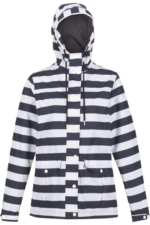 Regatta Bayarm női vízálló kabát, sötétkék / fehér, Tengerészkék