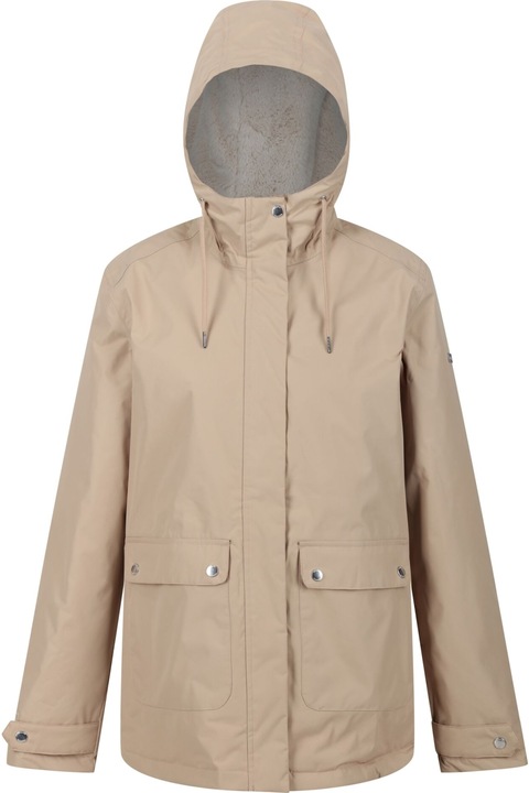 Regatta Broadia női vízálló dzseki, fekete kukorica/világos vanília 46 EU