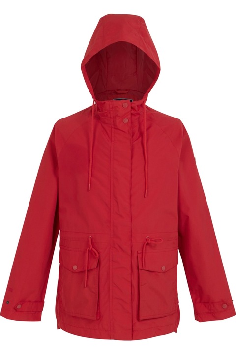 Női Regatta Birdie vízálló dzseki, Miami Red, Teknősmintás Sötétpiros