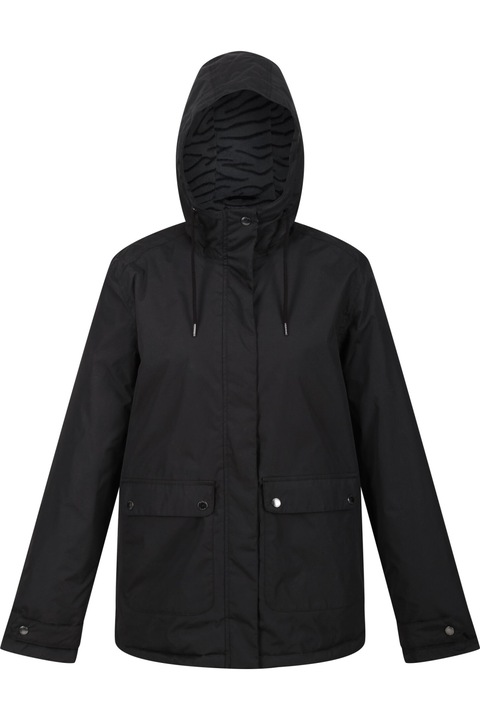 Női Regatta Broadia vízálló dzseki, fekete, Fekete