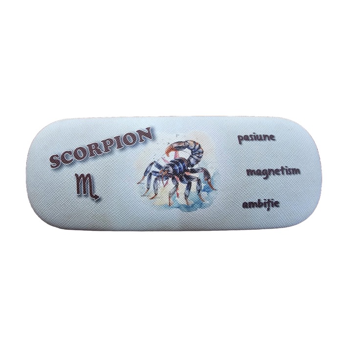 Toc pentru ochelari, zodia scorpion, multicolor, 16.3 x 3.9 x 6.3 cm, T41-20