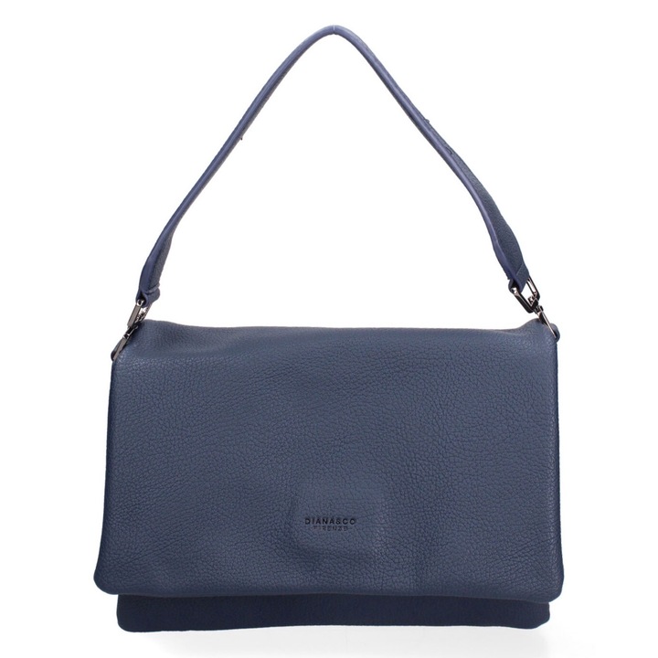 Diana&Co, Geanta de mana cu compartimente multiple, Albastru inchis