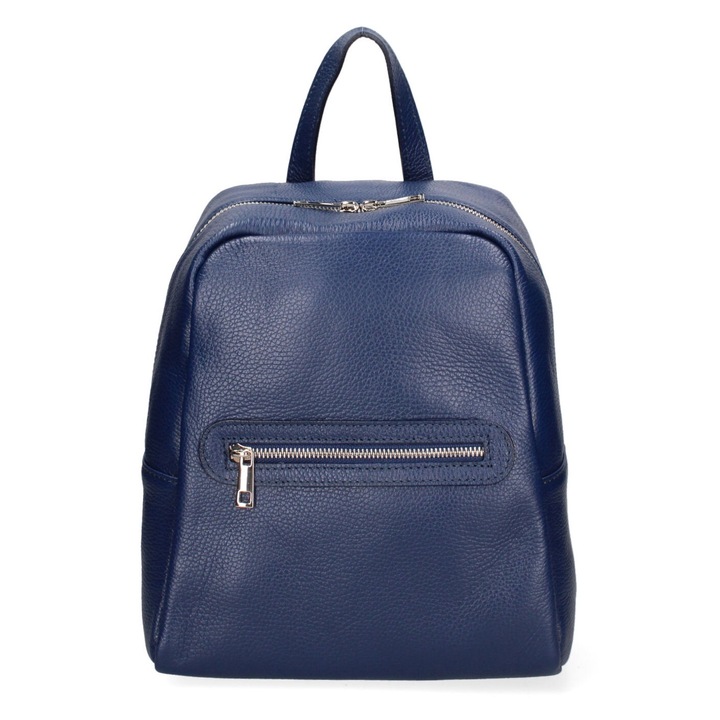 Gave Lux, Rucsac de piele cu bretele ajustabile, Albastru