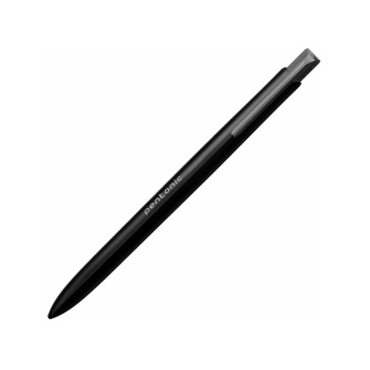 Комплект от 10 писалки LINC Pentonic Switch, черно тяло, черен олово, 0,7 mm
