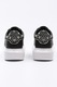 Karl Lagerfeld, Pantofi sport de piele cu logo, Negru, 39