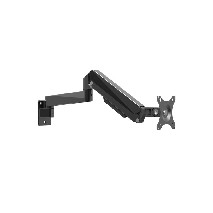Държач за стенен монитор Blackmount MNT18-1 Gas Lift, 10"-42" диагонали, макс. 6,5 кг, черен