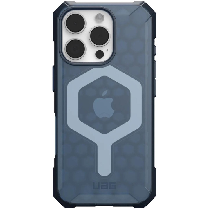 Husa de protectie UAG Essential Armor Magsafe pentru iPhone 16 Pro Max, Cloud Blue