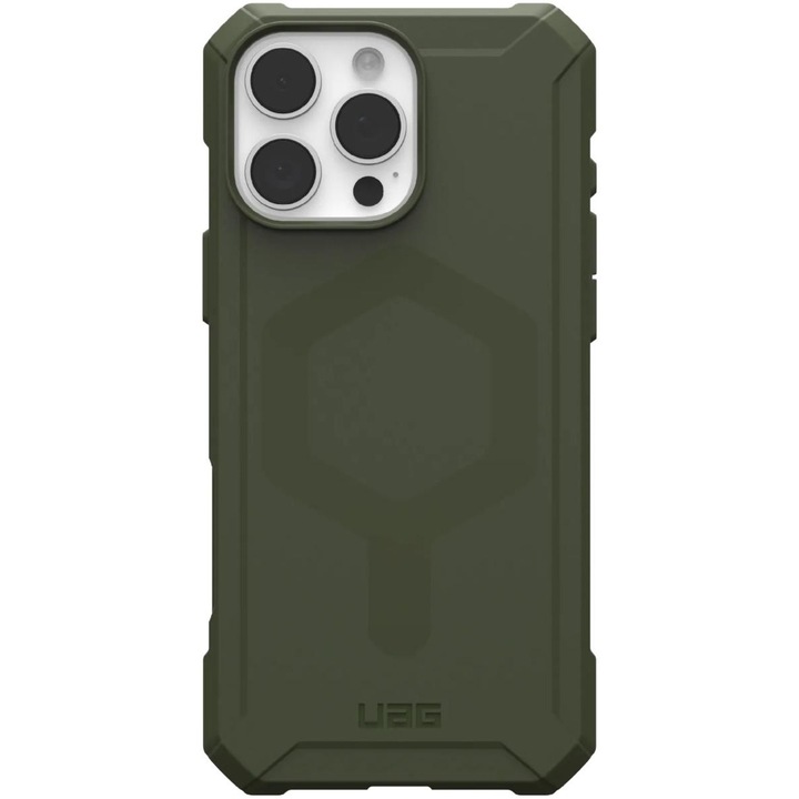 Предпазен калъф UAG Essential Armor Magsafe за iPhone 16 Pro, Olive Drab