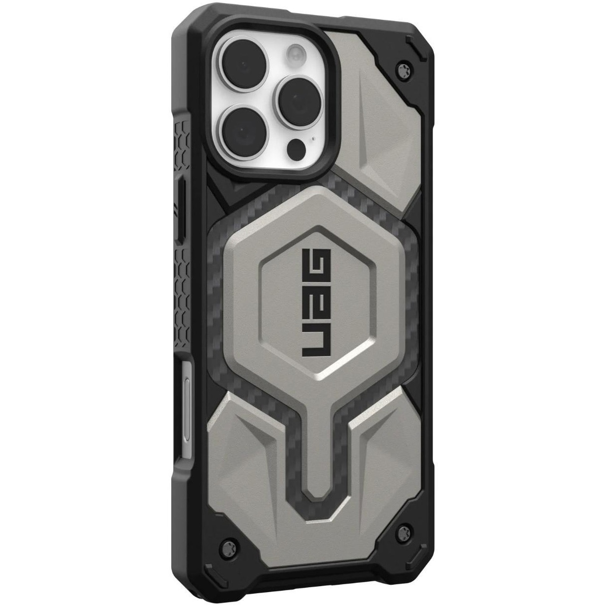 Husa de protectie UAG Monarch Pro pentru iPhone 16 Pro, Titanium