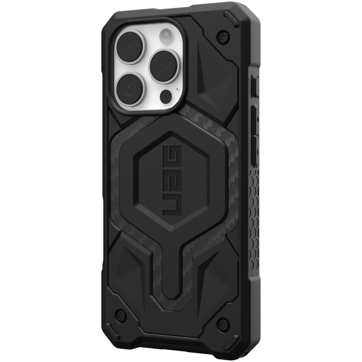 Husa de protectie UAG Monarch Pro pentru iPhone 16 Pro, Carbon Fiber