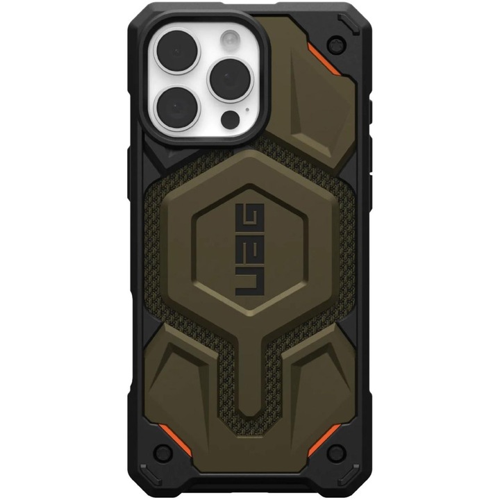 Предпазен калъф UAG Monarch Pro за iPhone 16 Pro Max, Kevlar Element Green