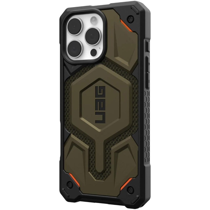 Husa de protectie UAG Monarch Pro pentru iPhone 16 Pro Max Kevlar Element Green
