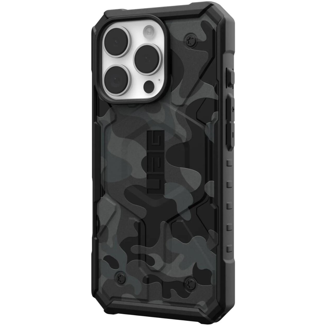 Husa de protectie UAG Pathfinder SE MagSafe pentru iPhone 16 Pro, Midnight Camo