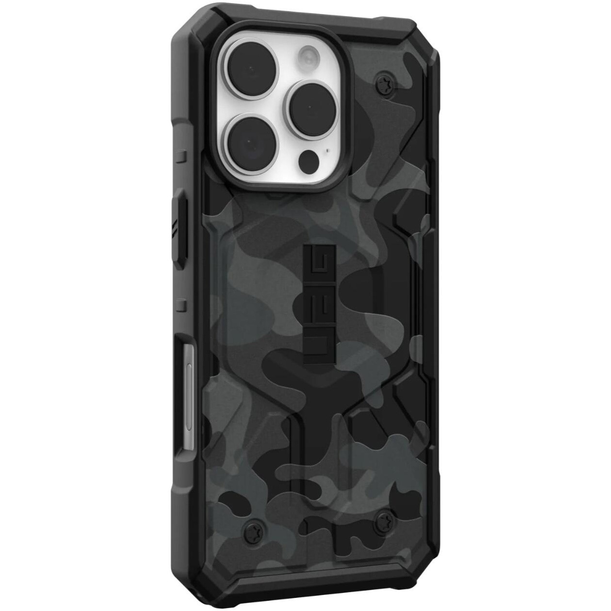Husa de protectie UAG Pathfinder SE MagSafe pentru iPhone 16 Pro, Midnight Camo