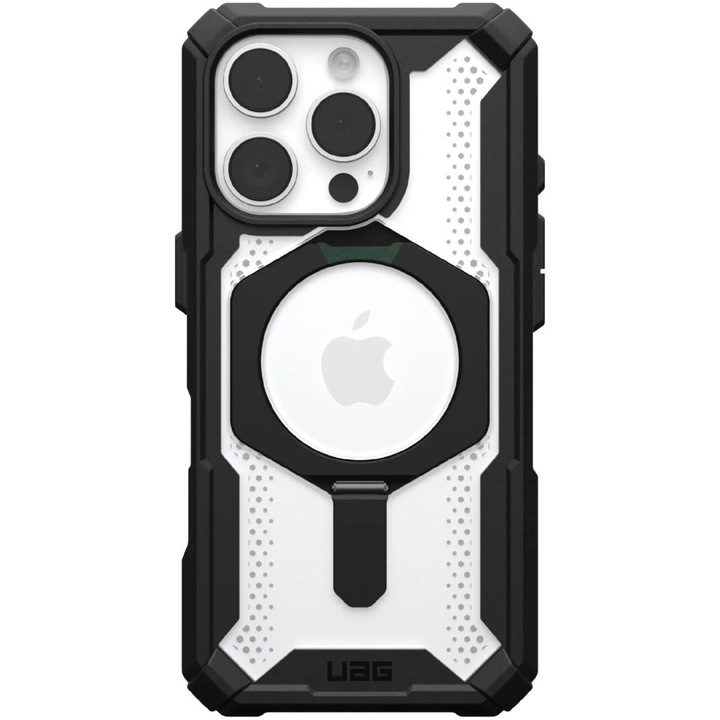 Husa de protectie UAG Plasma XTE MagSafe pentru iPhone 16 Pro, Black Clear