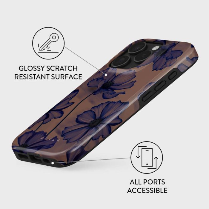 Husa de protectie Burga Dual Layer Velvet Night pentru iPhone 16 Pro Max