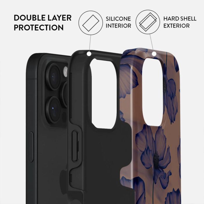 Husa de protectie Burga Dual Layer Velvet Night pentru iPhone 16 Pro Max