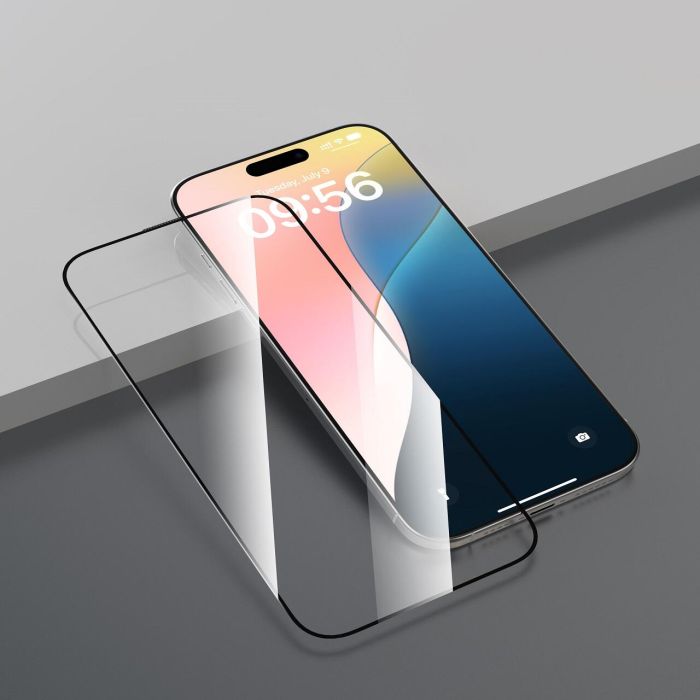 Folie de protectie Devia Sticla Star Series Full Screen Entire View pentru iPhone 16 Pro Max, Negru