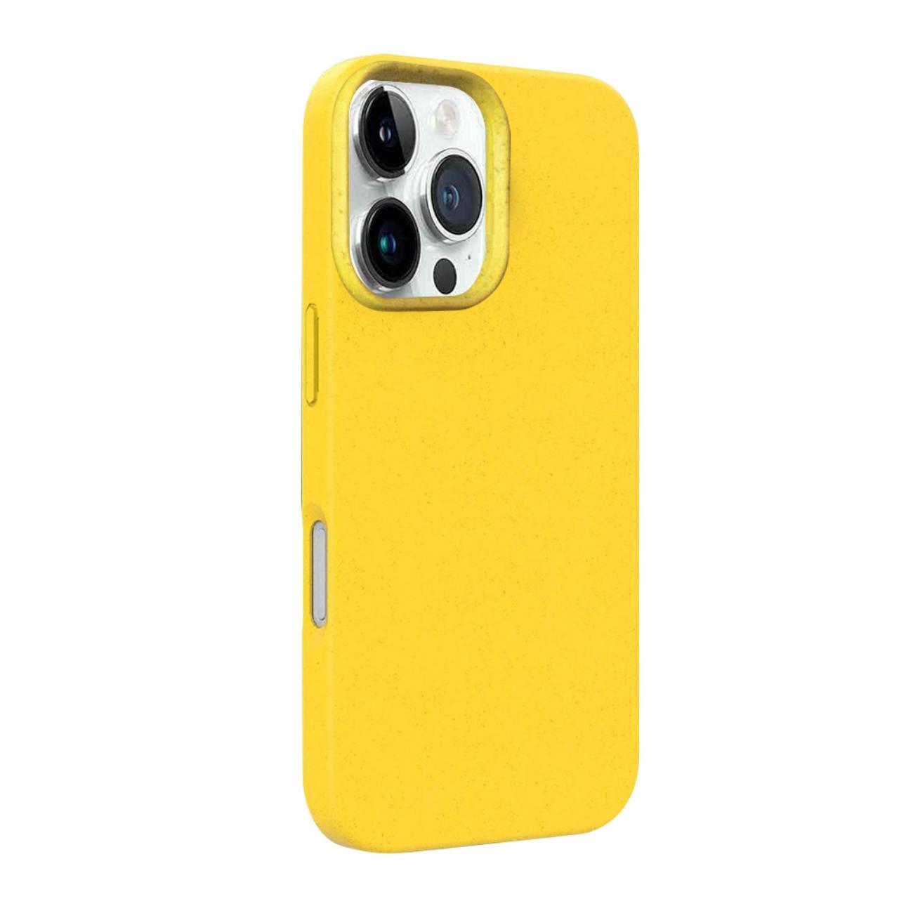 Husa de protectie Lemontti Multiple Color Wheat MagSafe pentru iPhone 16 Pro Max, Galben