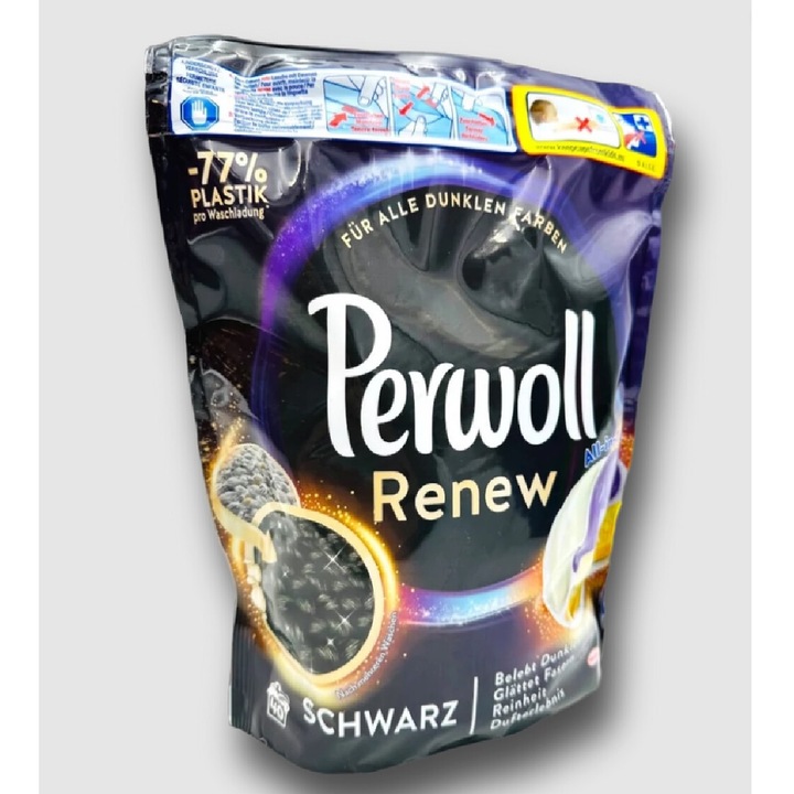Detergent de rufe Perwoll Renew Black Capsule 40 spalari