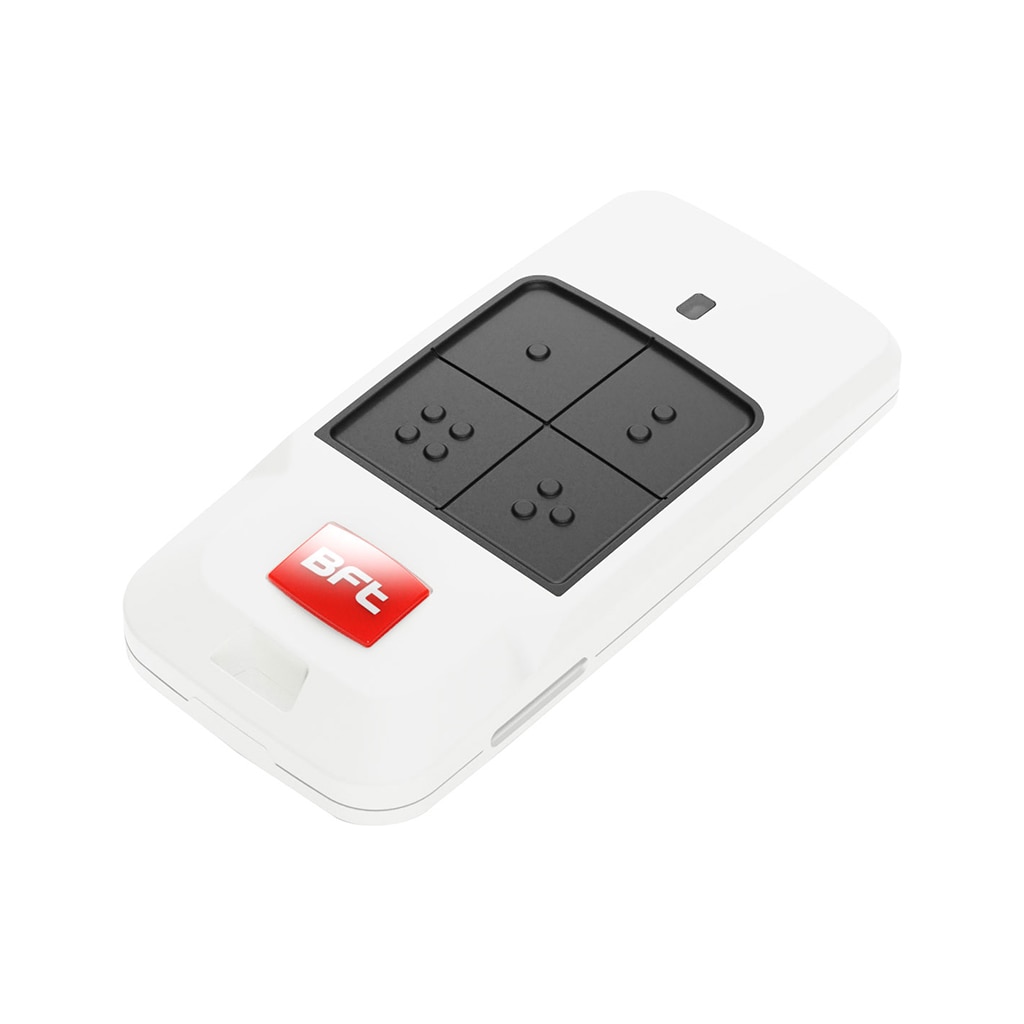Telecomanda cu 4 butoane MITTO COOL, pentru automatizari porti si usi de garaj marca BFT - Alb