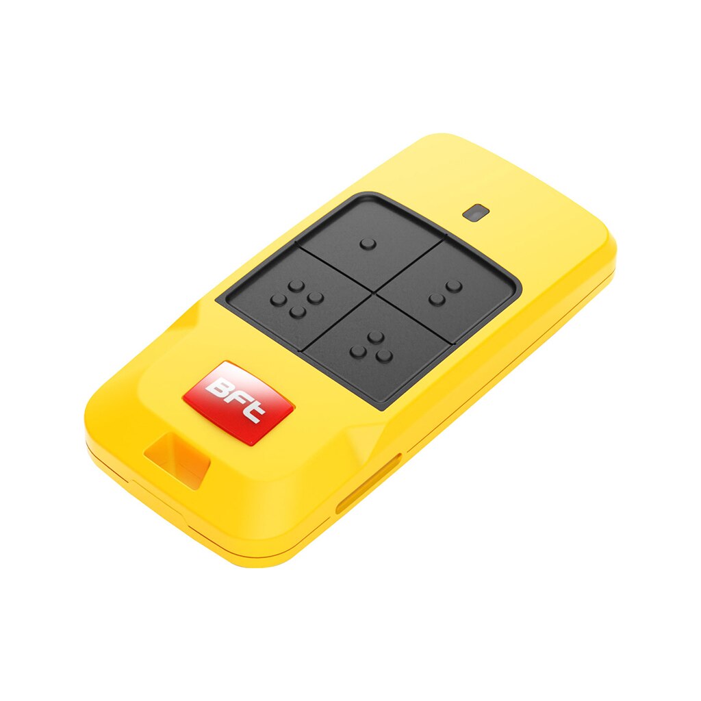 Telecomanda cu 4 butoane MITTO COOL, pentru automatizari porti si usi de garaj marca BFT - Galben