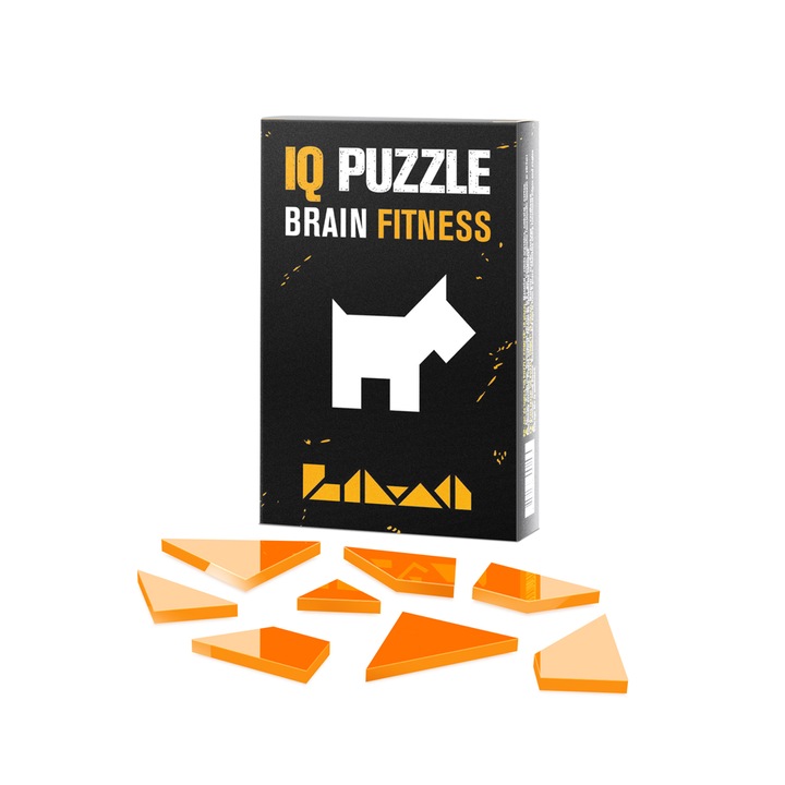 Játék, IQ PUZZLE, Kutya, 8 db