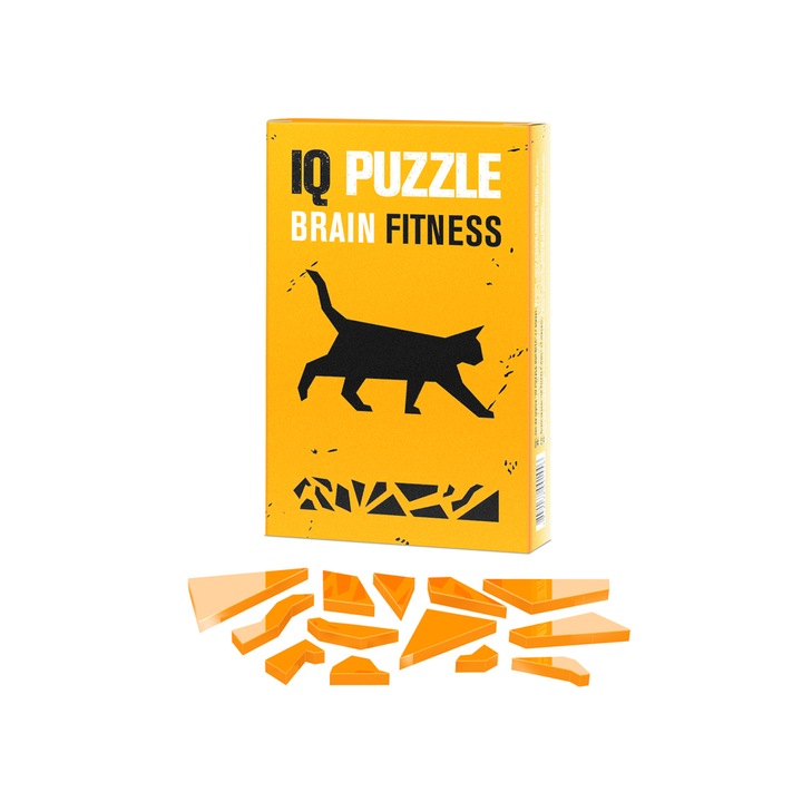 Játék, IQ PUZZLE, Macska, 13 db