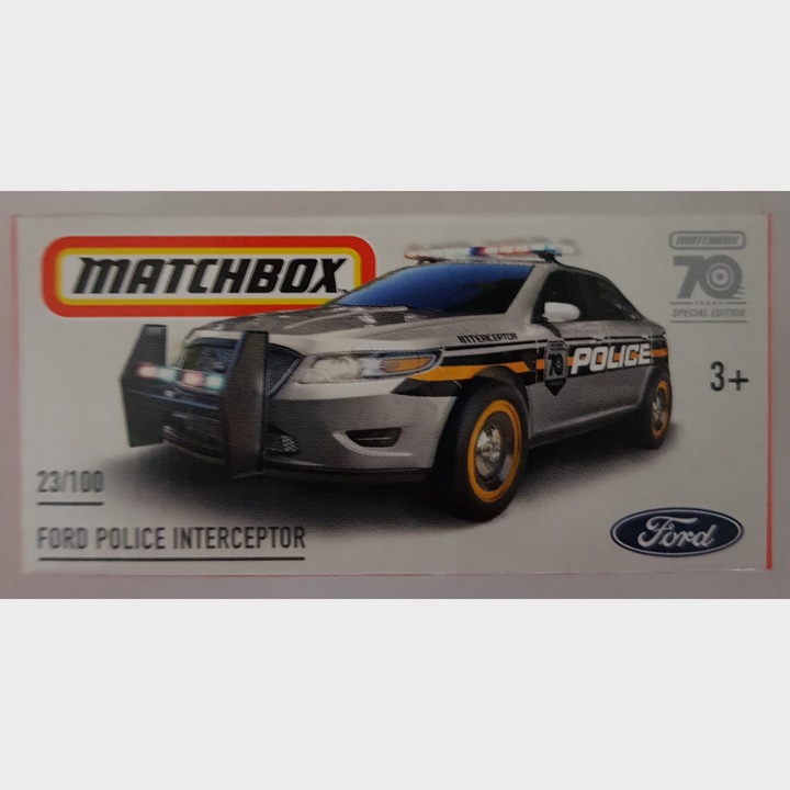 Matchbox Ford Police Interceptor 23/100 автомобил