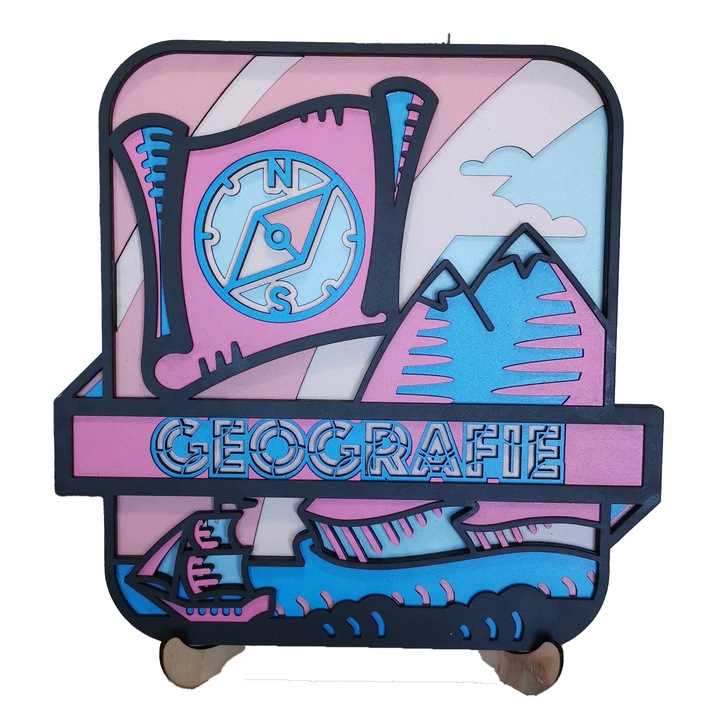 Decoratiune pentru laboratorul de Geografie 3D