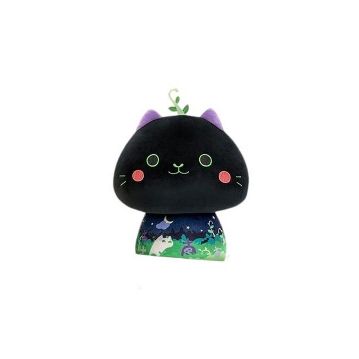 Jucarie plus de 20cm, culoare negru, forma pisicuta, Mewaii - UJWJ