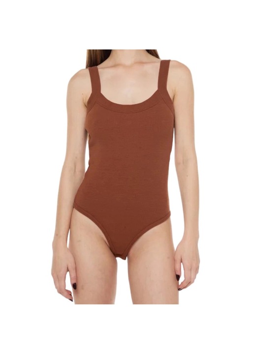 Боди Addy, GUESS, памук, кафяво