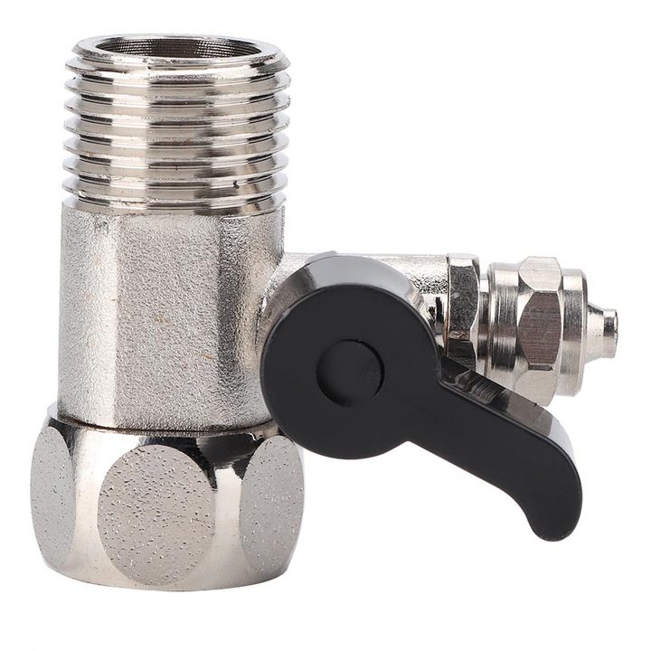 1/2"-ről 1/4"-re golyóscsap Háromutas golyóscsap tartozékok víztisztítóhoz