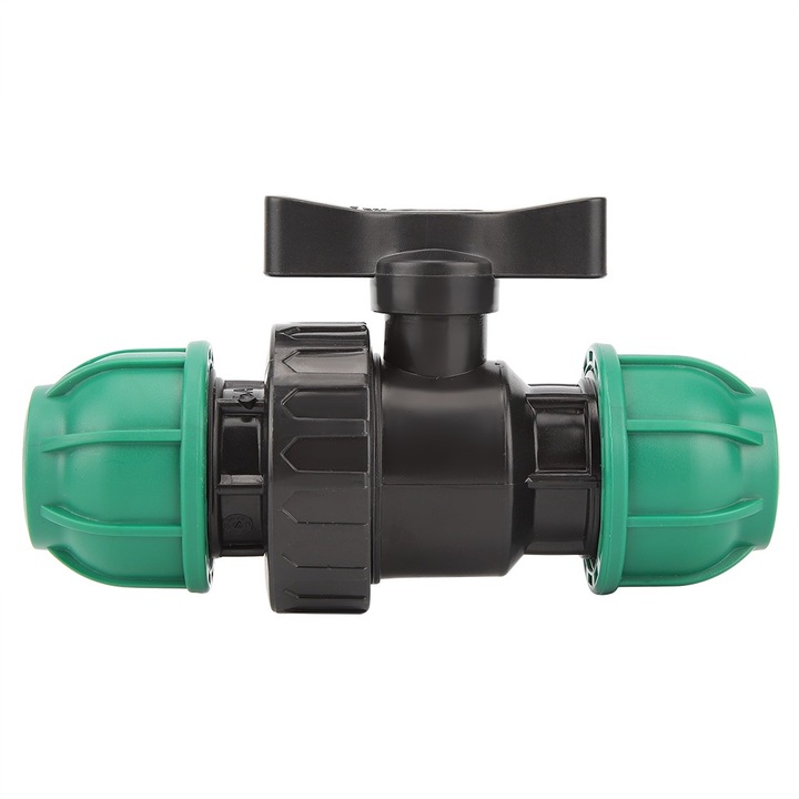 Комплект от 2 броя свързващи клапани за система за капково напояване, Jormftte, G3/4'', пластмаса, устойчиви на износване