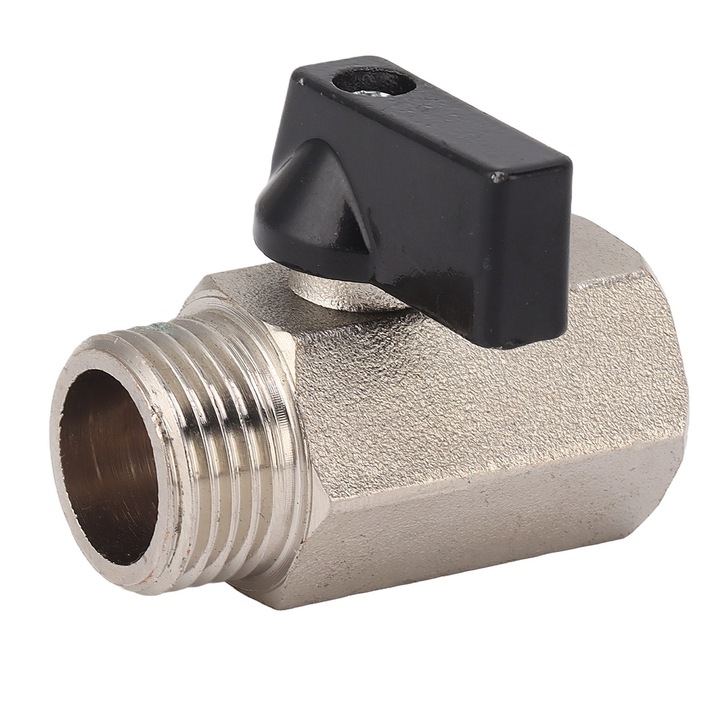 Gázcsap golyós típusú, Jormftte, sárgarézből, magas hőmérsékletnek ellenálló, 1/2