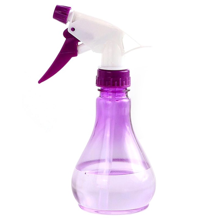 Jormftte műanyag növénypermetező, átlátszó, könnyen használható, 500 ml, lila