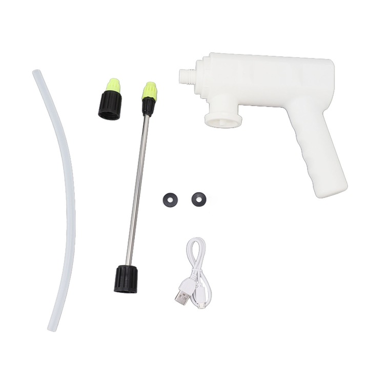 Електрическа пръскачка за растения, Enforose, с разпръскваща щанга, преносима, 185x155x50 мм, захранвана от акумулаторна батерия