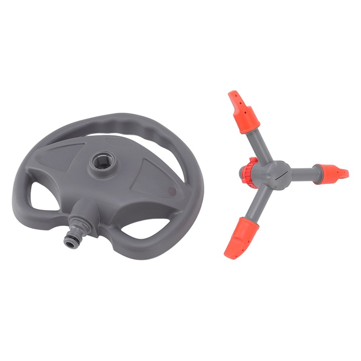 Jormftte 360°-ban forgó kerti locsoló, ABS műanyagból készült, könnyű és hordozható