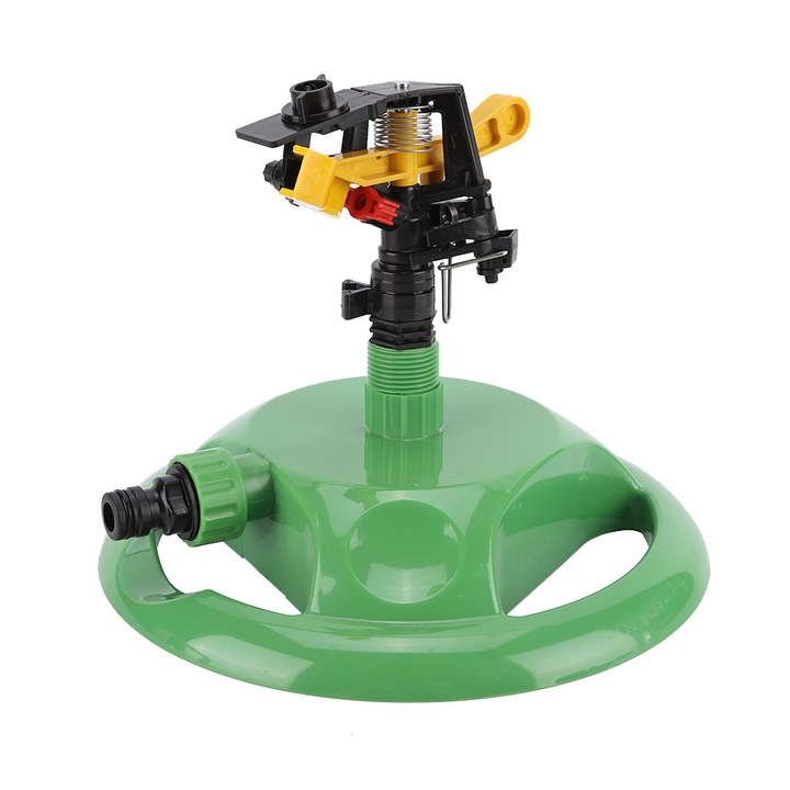 Jormftte 360 fokos, PP műanyag, állítható locsolófej kerti öntözéshez