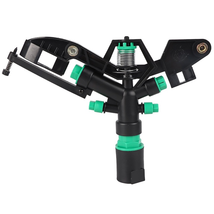 Разпръсквач Jormftte G1in DN25, въртене на 360 градуса, регулируем, висококачествена пластмаса, за селскостопанско напояване